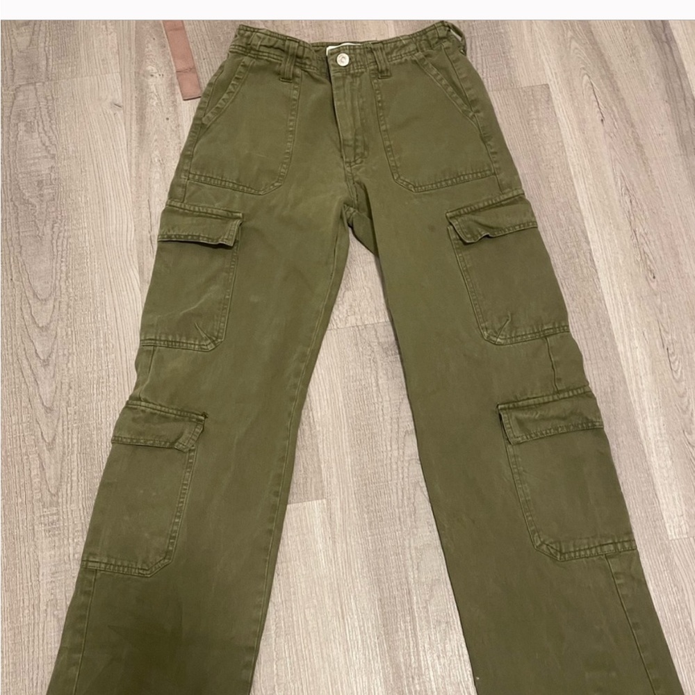 Zara green cargo pants